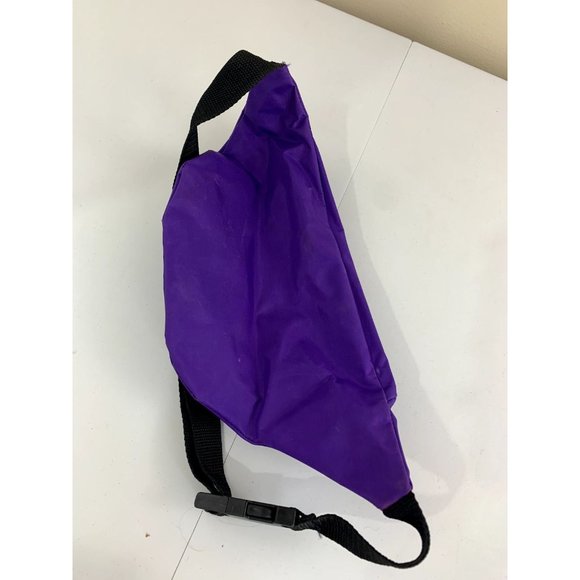 Pacific Sport Fanny Pack Vintage Purple 80s 90s Belt Bag Zipper - Picture 10 of 11